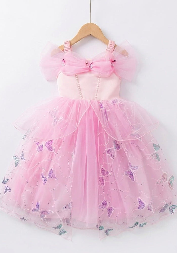 Butterfly Bliss Pink Princess Dress - Fox Baby & Co