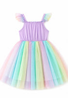 Load image into Gallery viewer, Rainbow Butterfly Unicorn Princess Dress - Fox Baby &amp; Co
