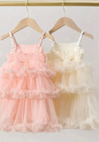 Load image into Gallery viewer, Darling Pearl Tulle Birthday Dress - Blush (pre order)
