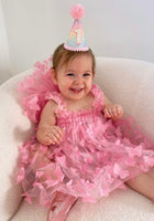 Load image into Gallery viewer, Whimsical Butterfly Tulle Dress - Rose Pink - Fox Baby &amp; Co
