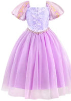 Load image into Gallery viewer, New Rapunzel Princess Birthday Party Dress Costume - Fox Baby &amp; Co
