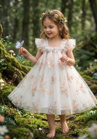 Load image into Gallery viewer, New Arabella Fairy Tulle Birthday Dress - Gold Meadow - Fox Baby &amp; Co
