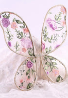 Load image into Gallery viewer, Newborn/Baby Floral Lace Fairy Wings - Pink (PRE ORDER)
