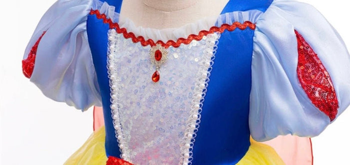 Magical Snow White Luxe Princess Birthday Party Dress Costume - Fox Baby & Co