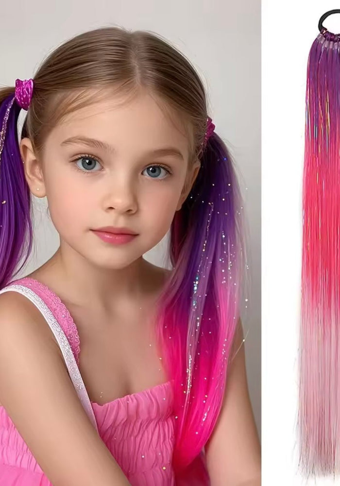 Mermaid Ombre Princess Ponytail Extension 🐚 - Fox Baby & Co