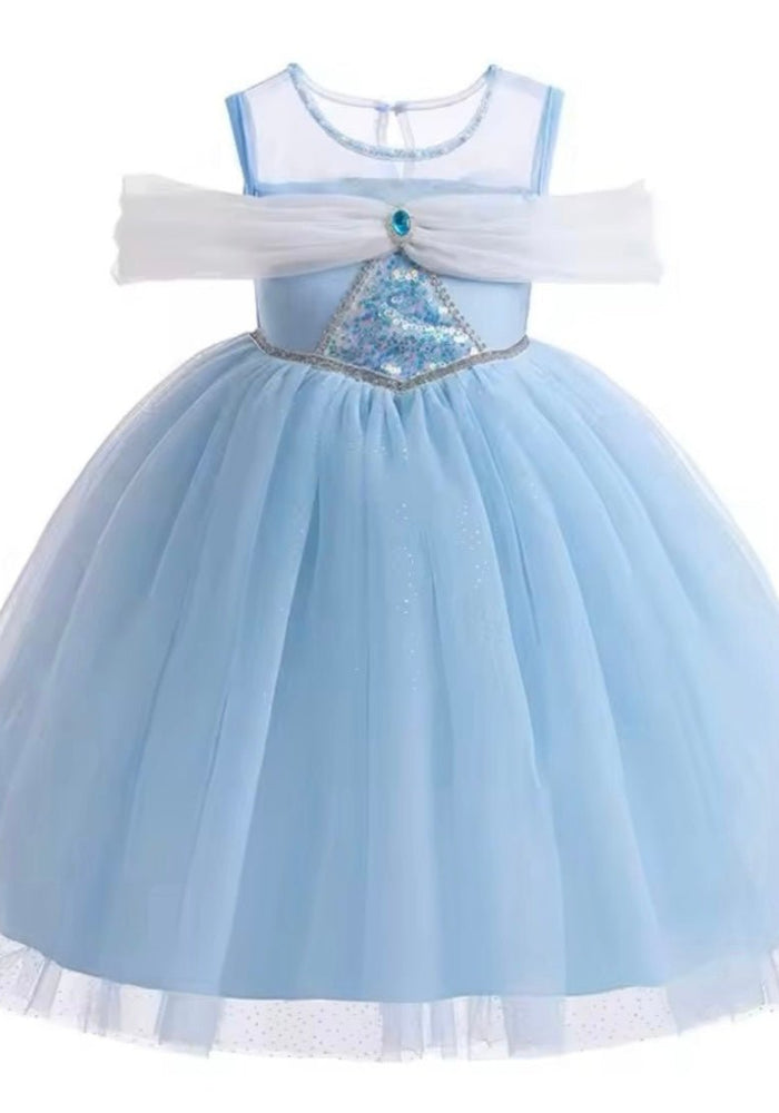 Blue Princess Luxe Birthday Party Dress Costume - Fox Baby & Co