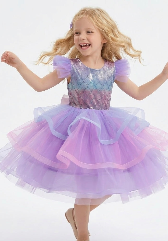 Seraphina Mermaid Princess Tulle Dress Costume Cosplay