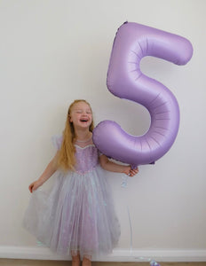 Purple Shimmer Princess Party Dress Costume with cape - Fox Baby & Co