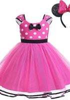 Load image into Gallery viewer, Minnie Luxe Bow Party Tulle Dress - Pink - Fox Baby &amp; Co
