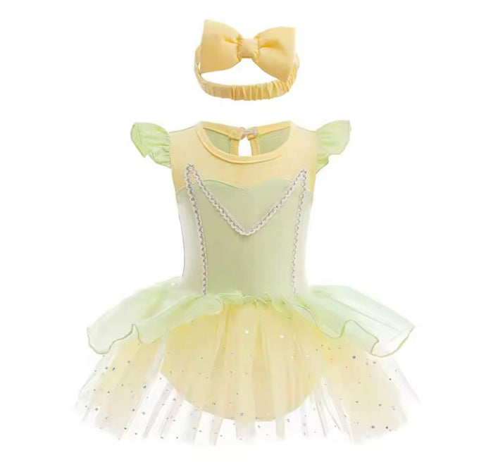 Baby Girls Beauty Tutu Tulle Romper with bow - Fox Baby & Co