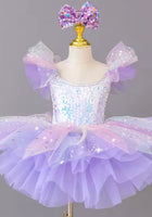 Load image into Gallery viewer, Ballerina Glitter Sparkle Luxe Tulle Tutu Leotard - Pink - Fox Baby &amp; Co
