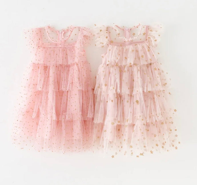 Enchanted Lacey Sparkle Tulle Birthday Dress - Fox Baby & Co