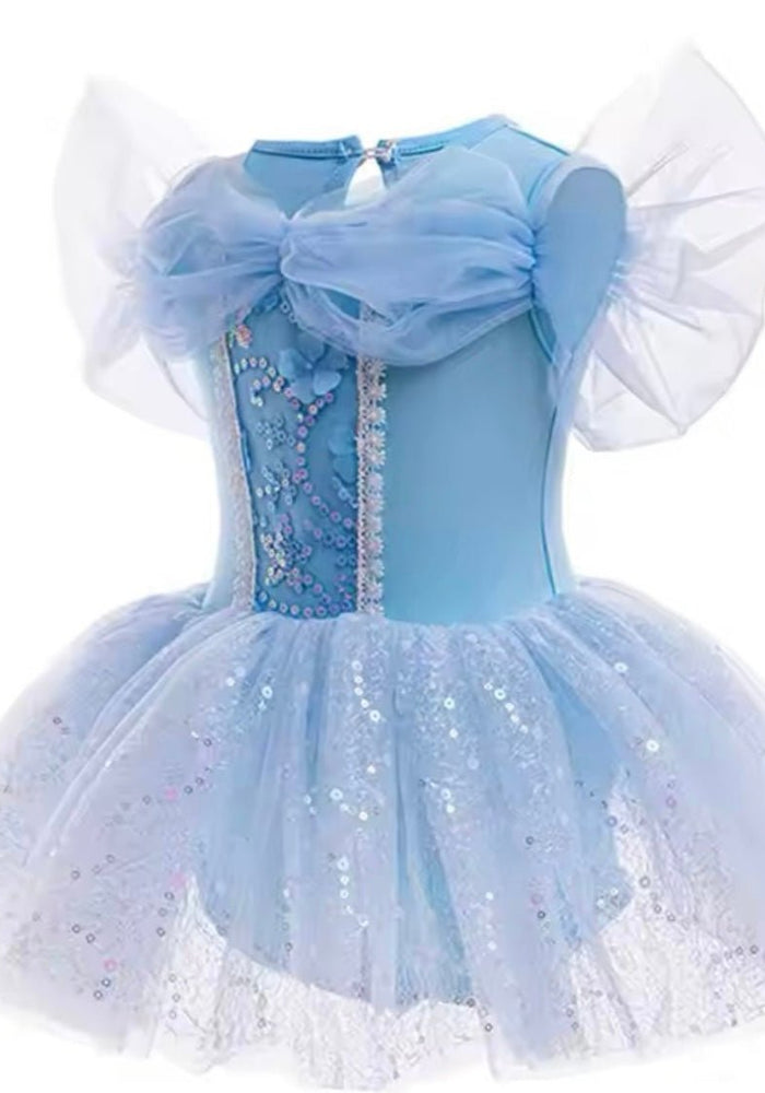 Baby Girls Snow Princess Tutu Tulle Romper with bow - Fox Baby & Co
