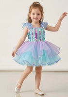Load image into Gallery viewer, Ballerina Mermaid Glitter Sparkle Luxe Tulle Tutu Leotard - Fox Baby &amp; Co

