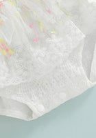 Load image into Gallery viewer, Girls Cake Smash Frill Romper
