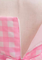 Load image into Gallery viewer, Kid little Girls Pink Gingham Barbie Party Dress - Fox Baby &amp; Co
