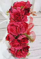 Load image into Gallery viewer, Red Christmas Flower Crown - Fox Baby &amp; Co
