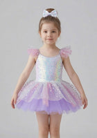 Load image into Gallery viewer, Ballerina Glitter Sparkle Luxe Tulle Tutu Leotard - Pink - Fox Baby &amp; Co
