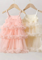 Load image into Gallery viewer, Darling Pearl Tulle Birthday Dress - ivory (pre order)
