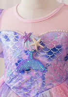 Load image into Gallery viewer, Mermaid Pastel Sequins Princess Dress Costume Cosplay - Fox Baby &amp; Co
