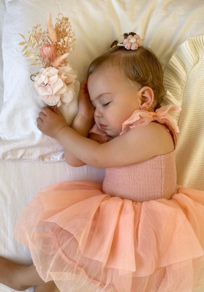 Little girl Mirabelle Tutu Birthday Dres - Pink (pre order) - Fox Baby & Co
