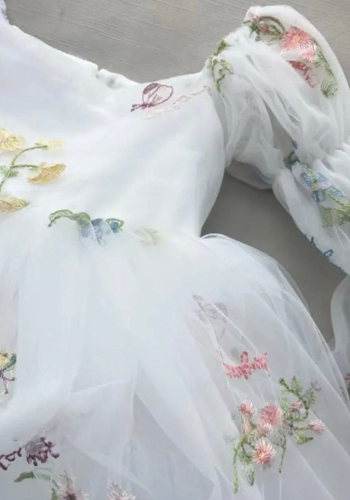 Fairy Wonderland Long Sleeve Luxe Tulle Dress (pre order) - Fox Baby & Co