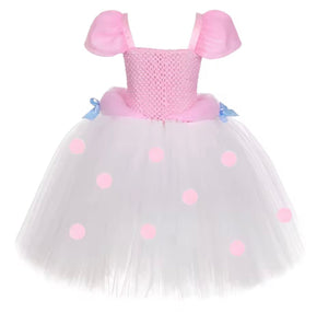 Little Bo Peep Inspired Tutu Dress Costume with Headband - Fox Baby & Co