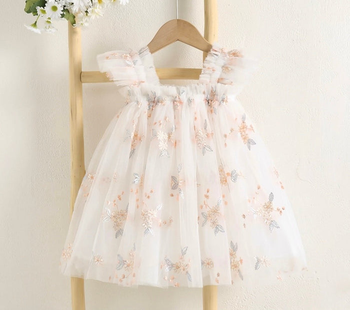 New Arabella Fairy Tulle Birthday Dress - Gold Meadow - Fox Baby & Co