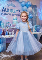 Load image into Gallery viewer, Snowflake Dream Luxe Princess Dress &amp; Cape (limited edition) - Fox Baby &amp; Co
