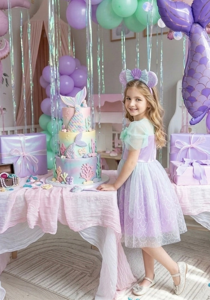 Mermaid Dream Princess Birthday Party Dress