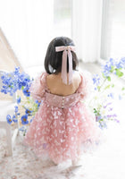 Load image into Gallery viewer, Madelyn Butterfly Luxe Little Girls Tulle Dress - Dusty Rose - Fox Baby &amp; Co

