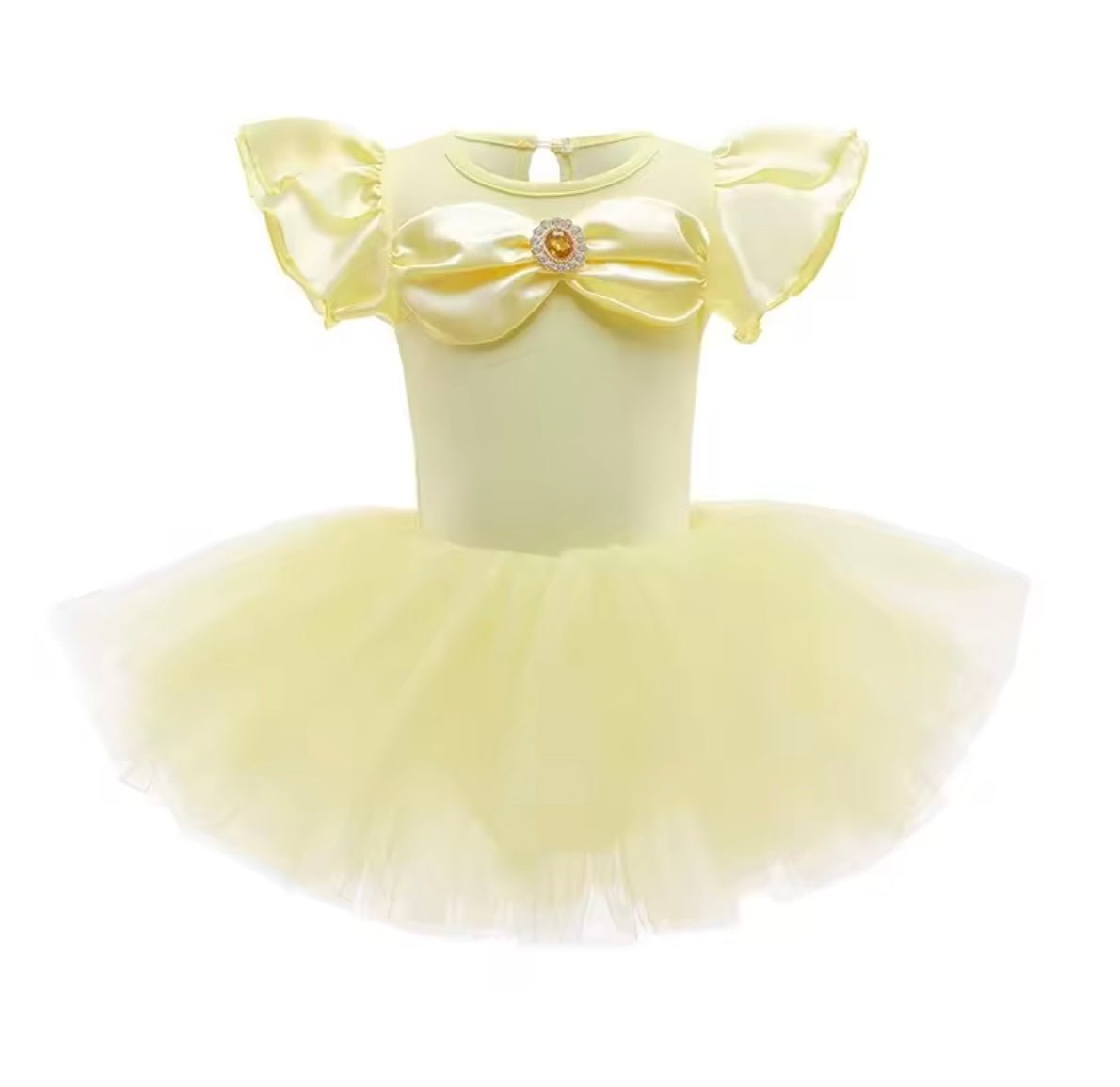 Belle Princess Cosplay Birthday Tutu Romper - Fox Baby & Co
