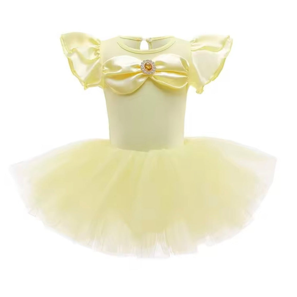 Belle Princess Cosplay Birthday Tutu Romper - Fox Baby & Co