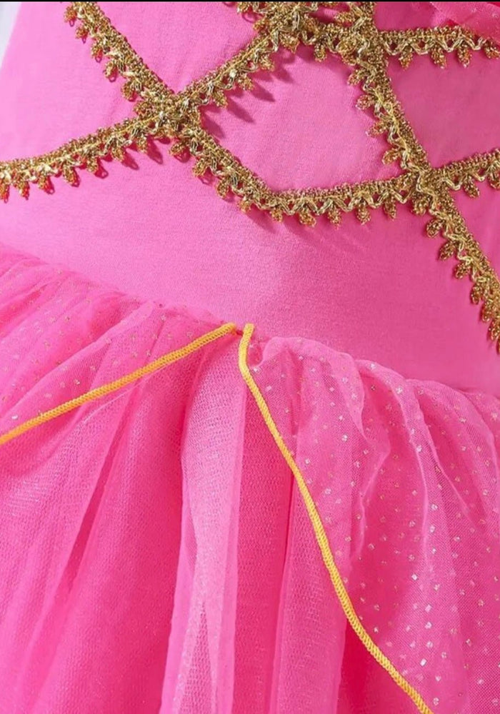 Pink Aurora Princess Luxe Birthday Party Dress Costume - Fox Baby & Co