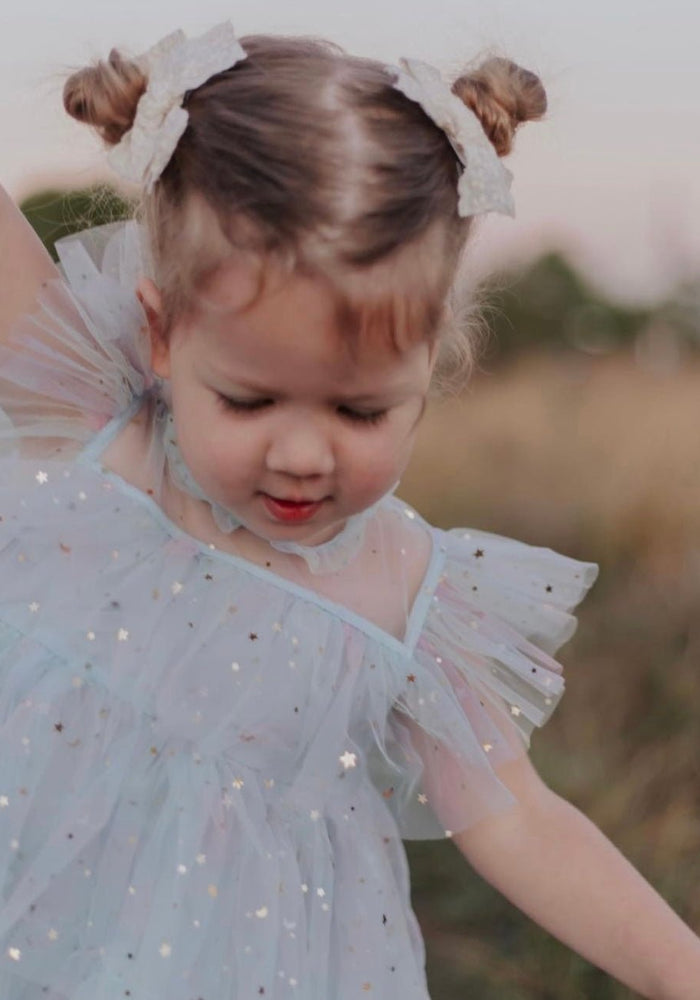 Enchanted Tulle Princess Tulle Birthday Dress Blue - Fox Baby & Co