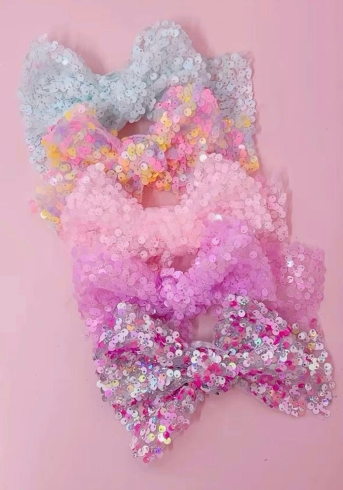 Birthday Sequins Bow Clip - Fox Baby & Co