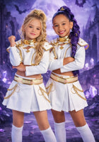 Load image into Gallery viewer, Kids Girls K - POP Inspired Demon Hunter Costume Skirt &amp; Top 2 Piece Set - Fox Baby &amp; Co
