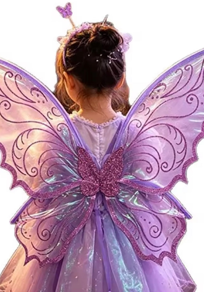 Enchanted Luxe Fairy Wings - Purple