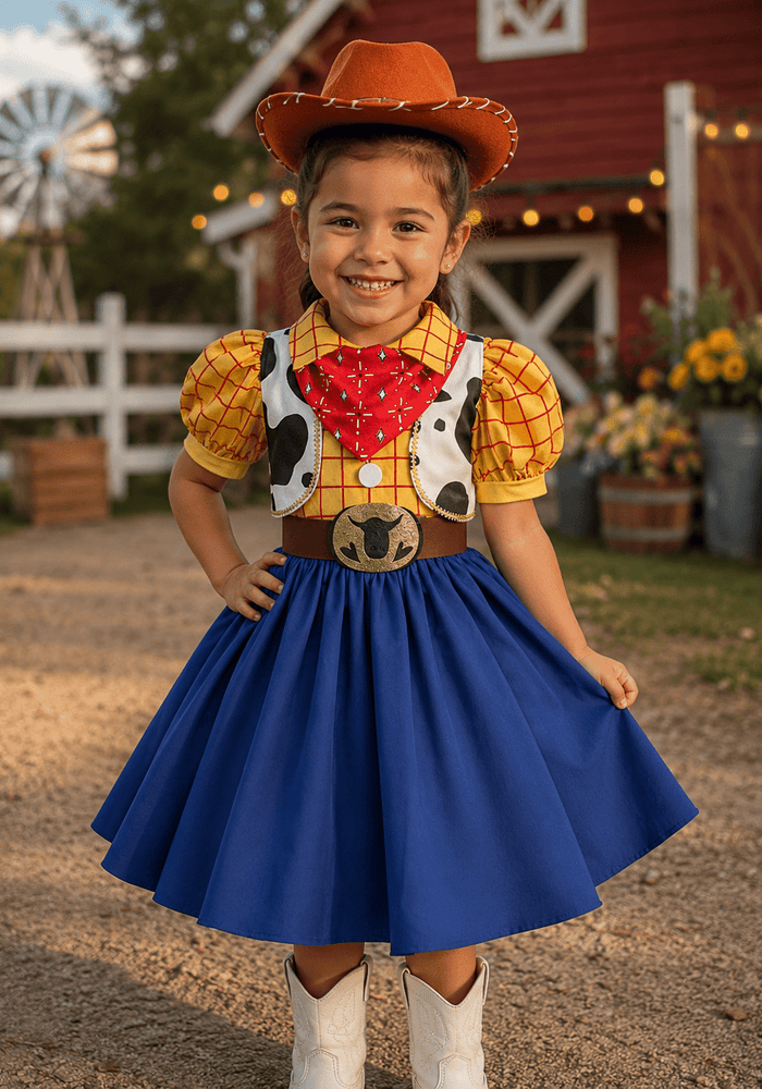 Original Jessie Cowgirl Toy Story Princess Dress & Hat Set 🤠✨ - Fox Baby & Co