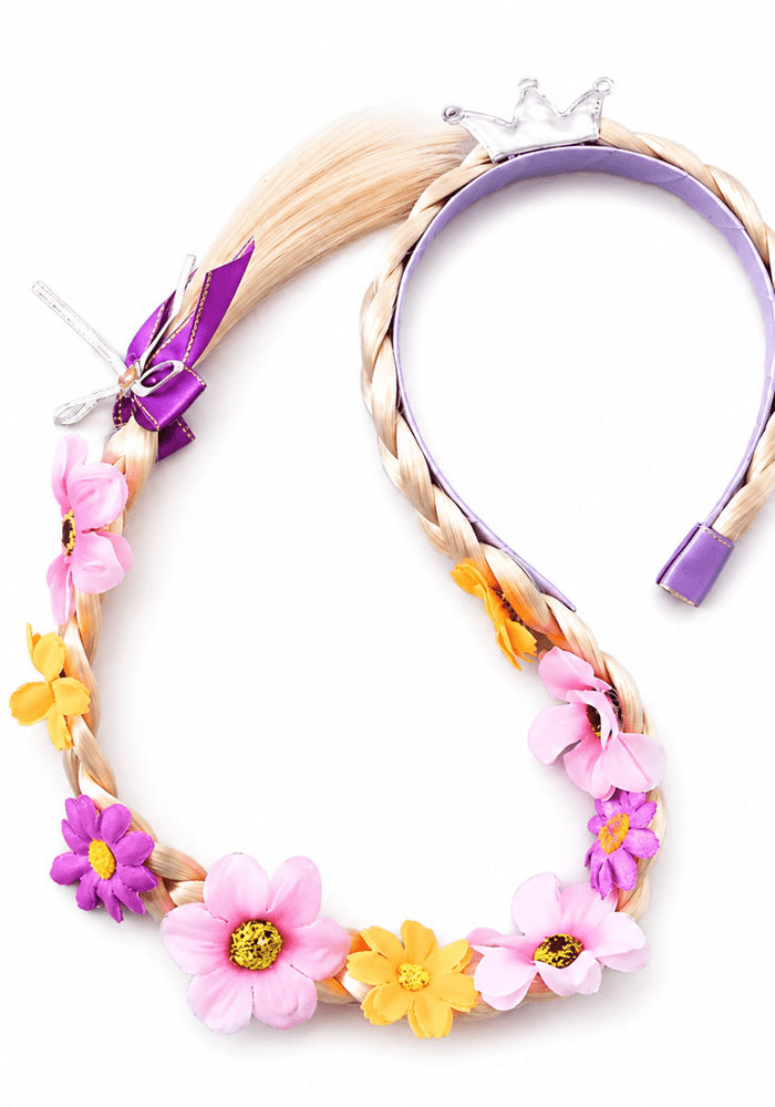 Rapunzel Headband Floral Hair Braid Piece