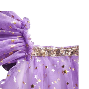 Kids little girls Moonshine Purple Tulle Birthday Dress (Pre order)