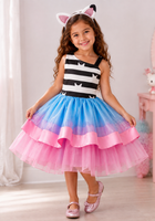 Load image into Gallery viewer, Original Gabby’s Cat Bow Tulle Dress Costume Set
