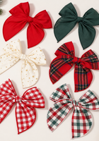Load image into Gallery viewer, Christmas Large Statement Bow Clip
