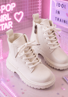 Load image into Gallery viewer, Kpop White Stage Boots for Girls - Fox Baby &amp; Co
