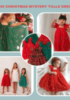 Load image into Gallery viewer, Christmas Mystery Tulle Dress - Limited Stock $45 - Fox Baby &amp; Co
