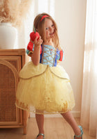 Load image into Gallery viewer, Royal Snow White Princess Birthday Party Dress Costume &amp; Headband - Fox Baby &amp; Co
