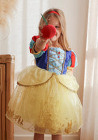 Load image into Gallery viewer, Royal Snow White Princess Birthday Party Dress Costume &amp; Headband - Fox Baby &amp; Co
