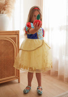 Load image into Gallery viewer, Royal Snow White Princess Birthday Party Dress Costume &amp; Headband - Fox Baby &amp; Co
