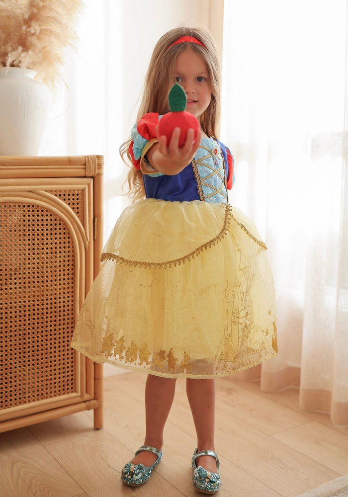 Royal Snow White Princess Birthday Party Dress Costume & Headband - Fox Baby & Co