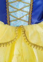 Load image into Gallery viewer, Royal Snow White Princess Birthday Party Dress Costume &amp; Headband - Fox Baby &amp; Co
